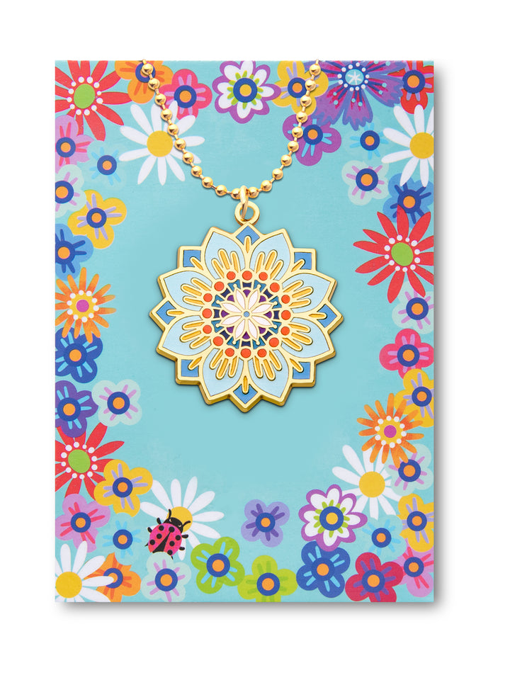 Halskette türkise Blume