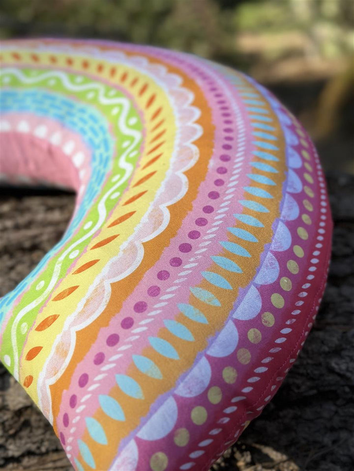 Kopfkissen DreamFix - Regenbogen Pastellgelb - 80 x 40 cm