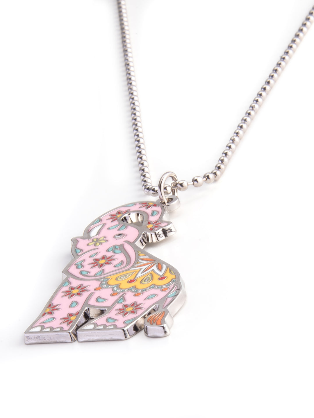 Halskette Elefant rosa