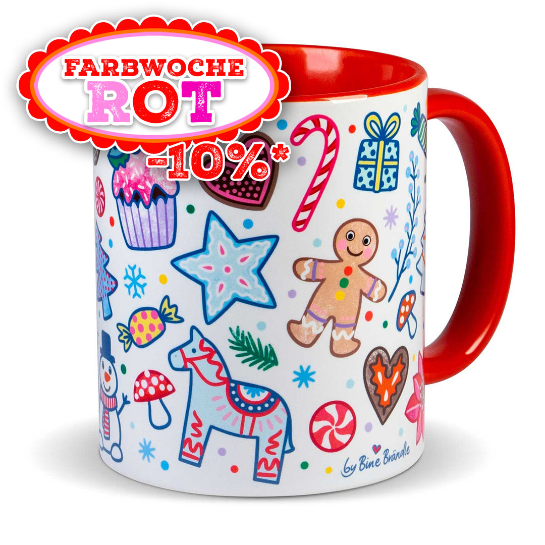 Weihnachtskonfetti - Tasse