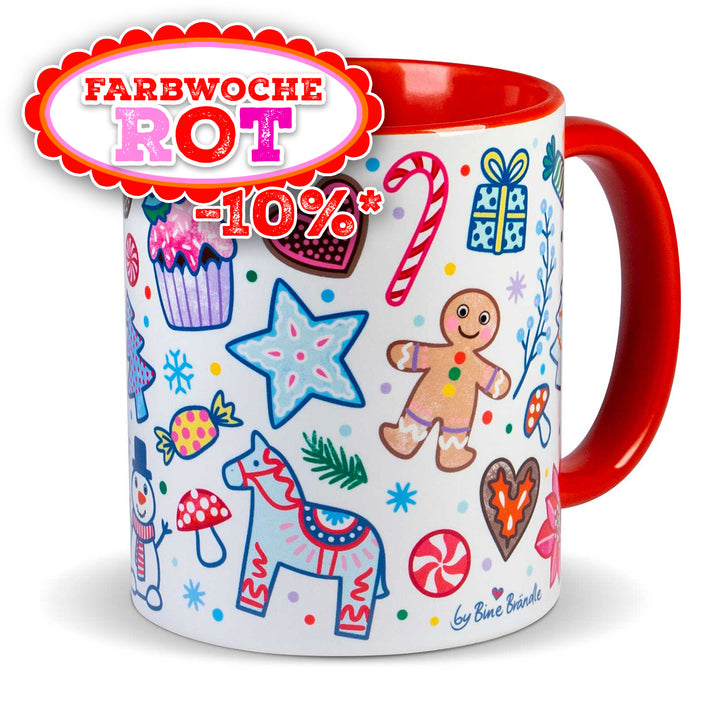 Weihnachtskonfetti - Tasse