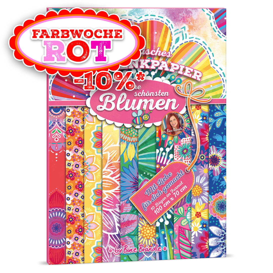 Fantastisches Geschenkpapier -  Meine schönsten Blumen