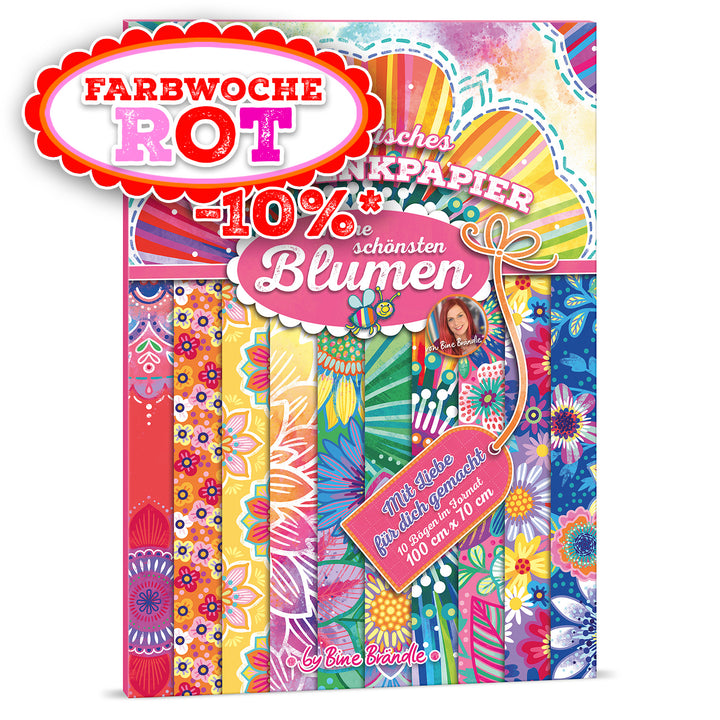 Fantastisches Geschenkpapier -  Meine schönsten Blumen