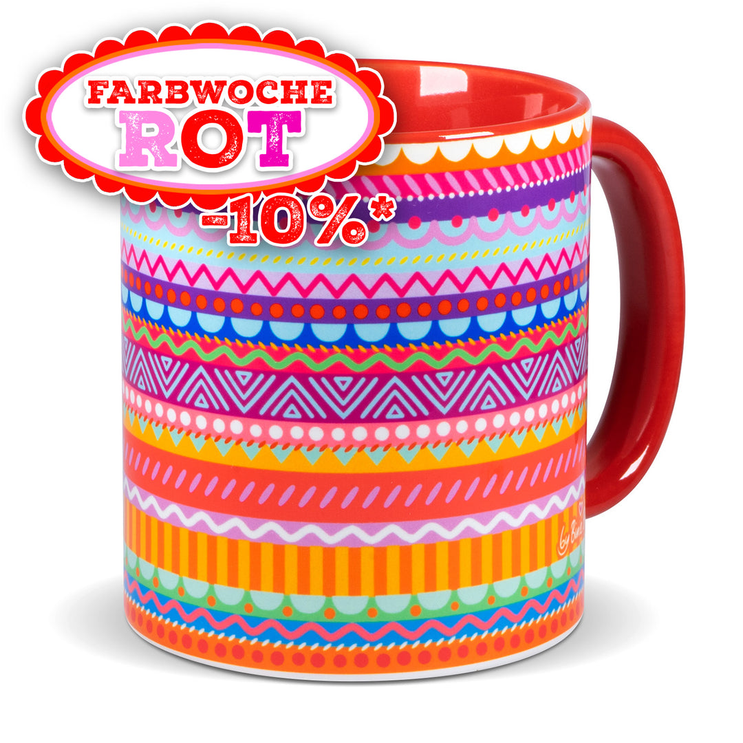 Multistreifen - Tasse