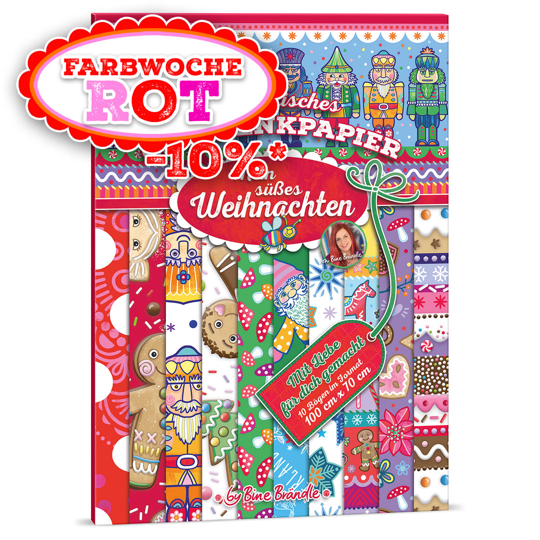 Fantastisches Geschenkpapier -  Mein süßes Weihnachten