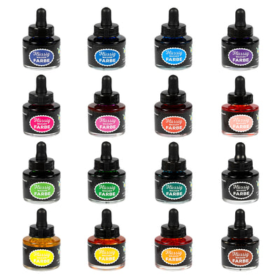 Flüssigwasserfarben - Wieder auf Lager