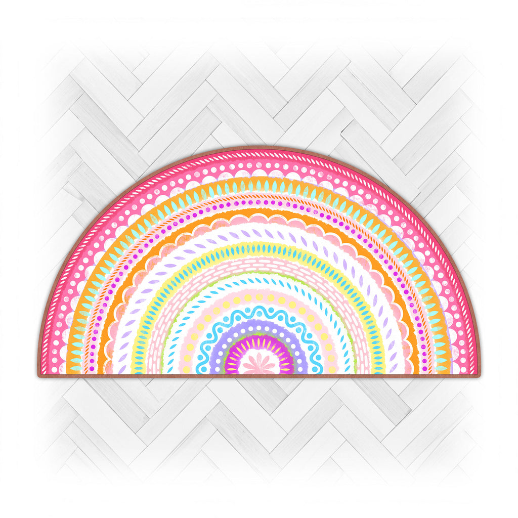 Fußmatte Pastell Regenbogen - Main Image