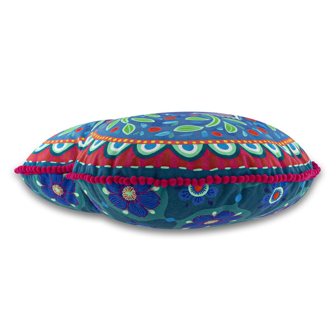Dekokissen - Herz Blau - 40 x 40 cm
