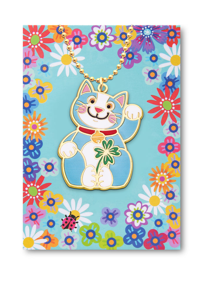 Halskette Glückskatze