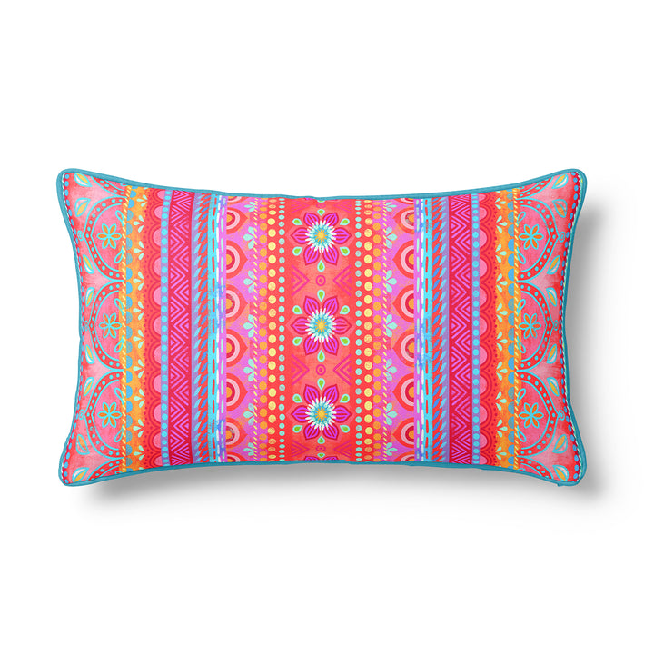Dekokissen - Boho Pink Orange - 60 x 30 cm