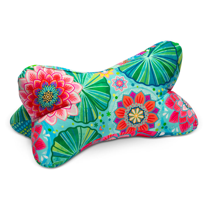 Leseknochen Seerose – ergonomisches Lesekissen im Design von Bine Brändle