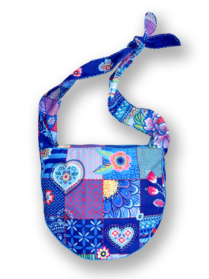 Lieblingstasche Patchwork blau