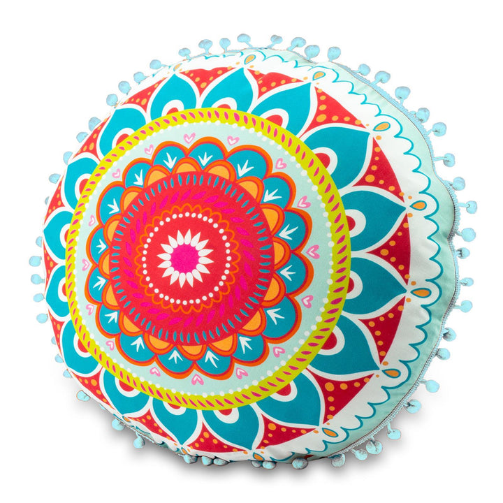 Dekokissen - Mandala Türkis - 35 cm