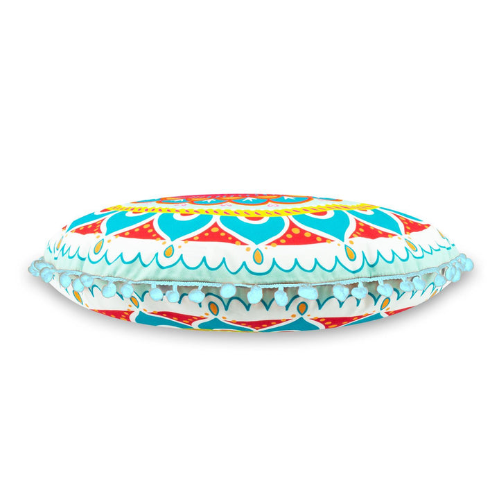 Dekokissen - Mandala Türkis - 35 cm