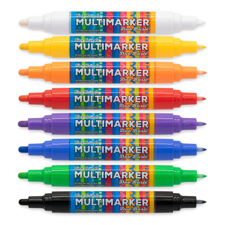 Multimarker Duo Basic Naturset 8 Stück