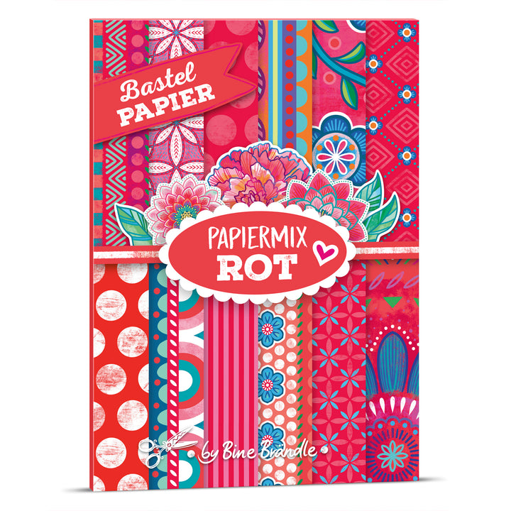 Bastel PAPIER - PAPIERMIX  - Bündel mit alle 8 Mappen