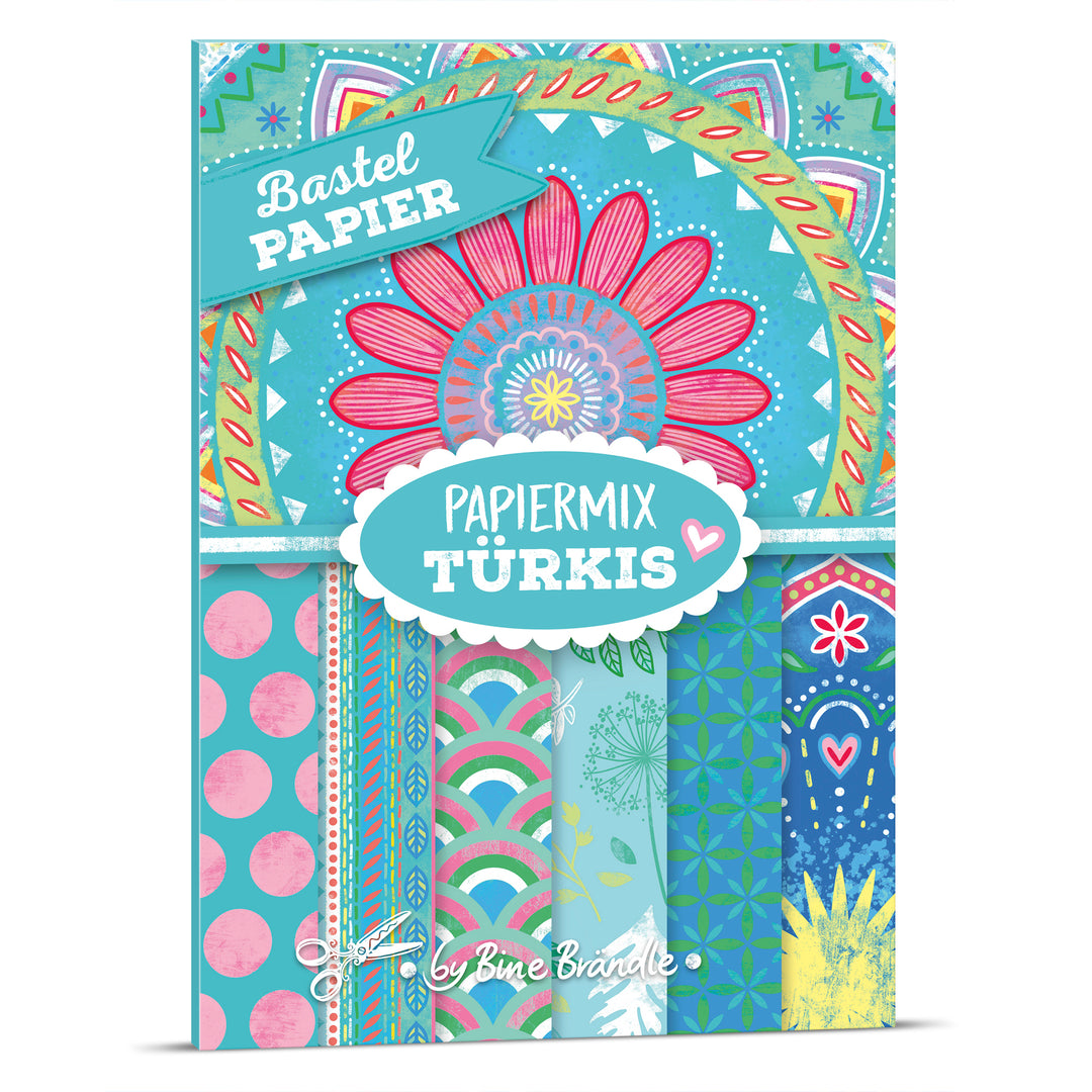Bastel PAPIER - PAPIERMIX  - Bündel mit alle 8 Mappen