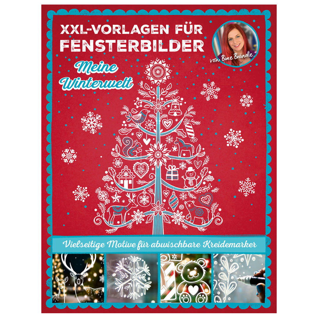 XXL-VORLAGEN FÜR FENSTERBILDER Meine Winterwelt