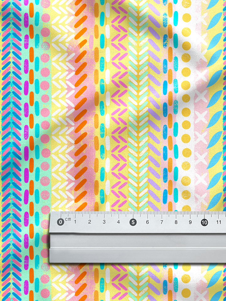 Patchwork Nähte gelb – Stoff