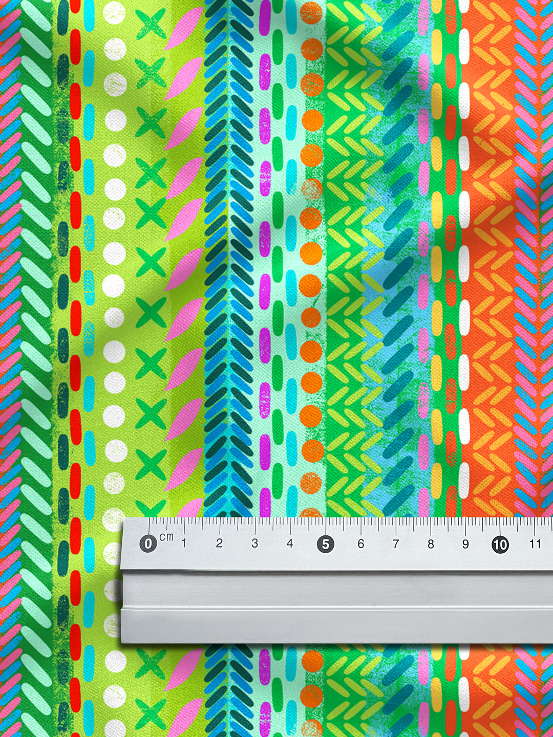 Patchwork Nähte grün – Stoff