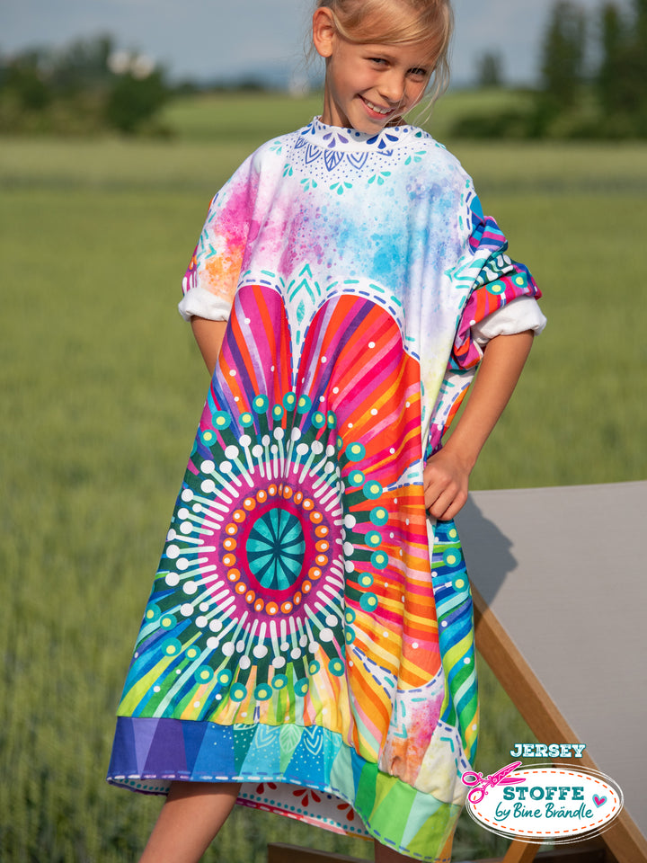 Regenbogenblume - Stoff