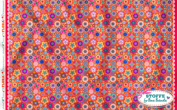 FLORA Orange – Stoff