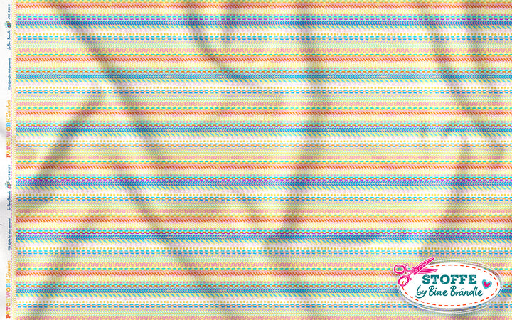 Patchwork Nähte gelb – Stoff