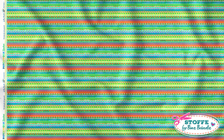 Patchwork Nähte grün – Stoff