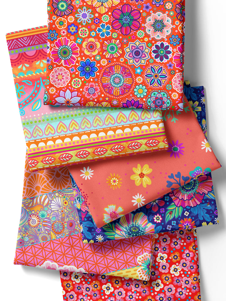 FLORA Orange – Stoff