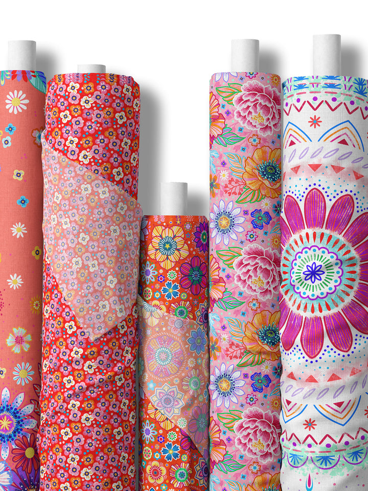 FLORA Orange – Stoff