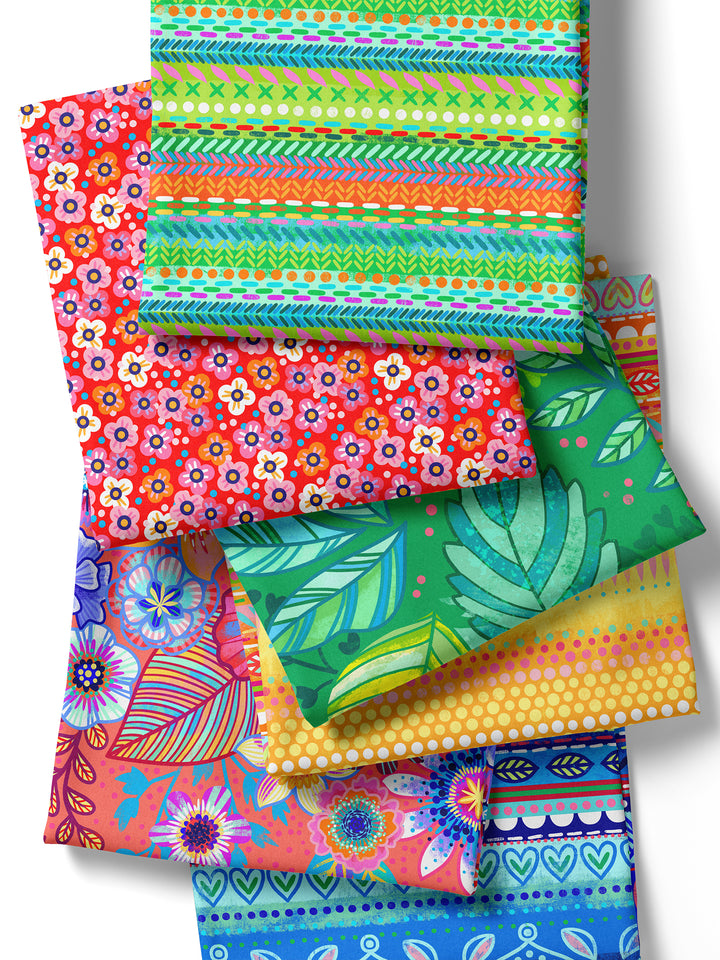 Patchwork Nähte grün – Stoff