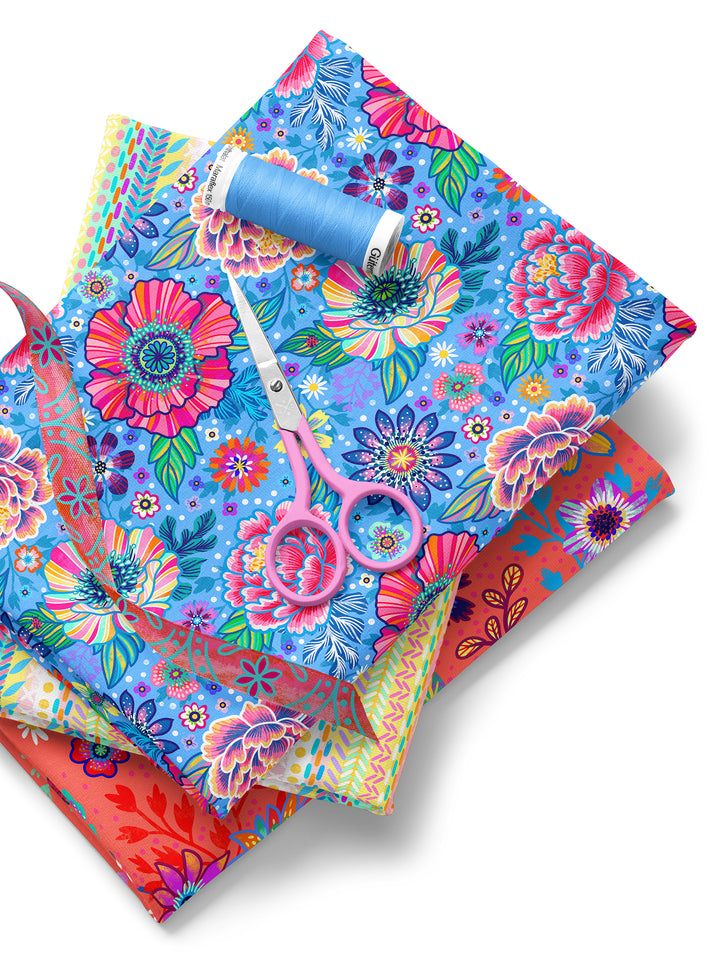 Patchwork Nähte gelb – Stoff