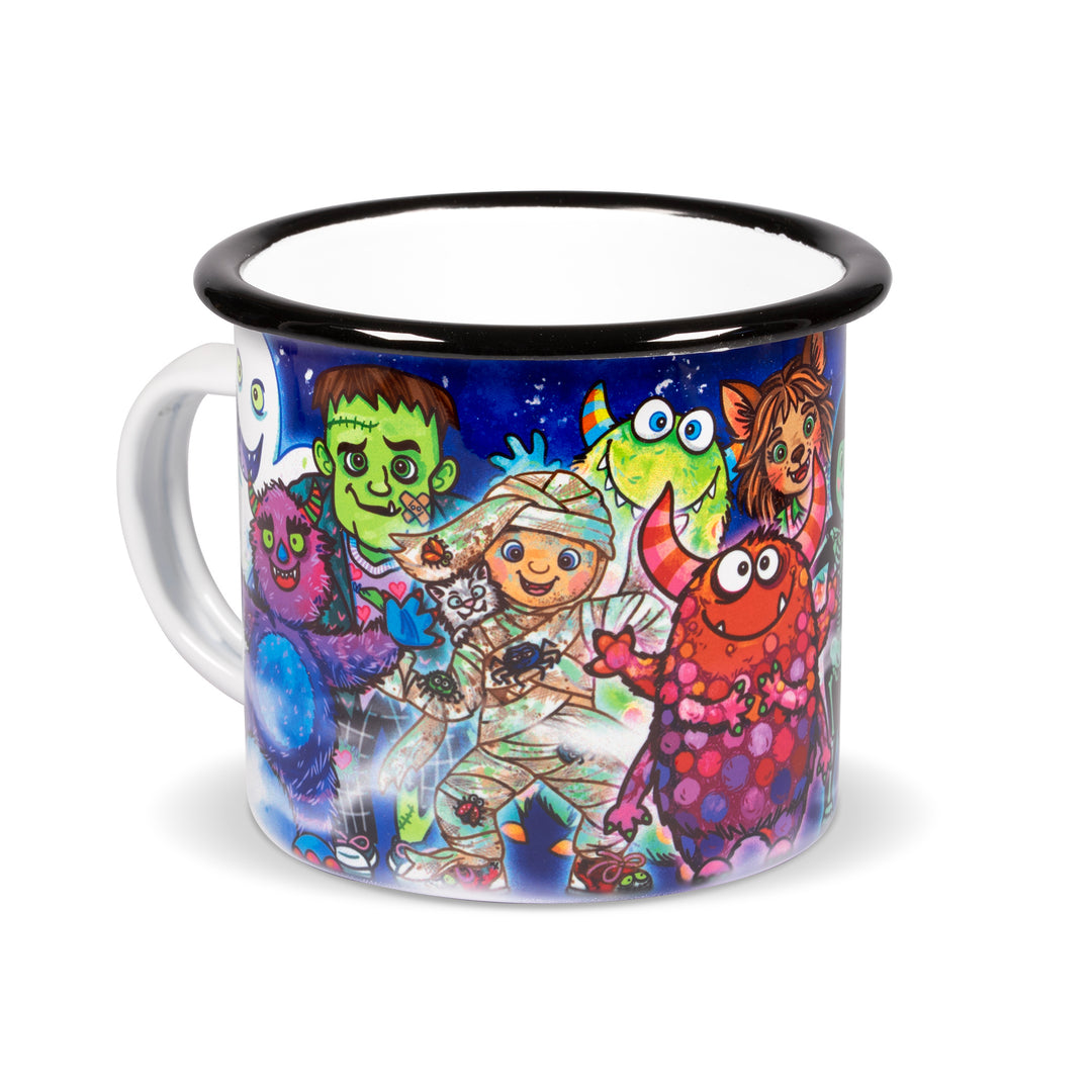 Gruselgang Tasse aus Emaille