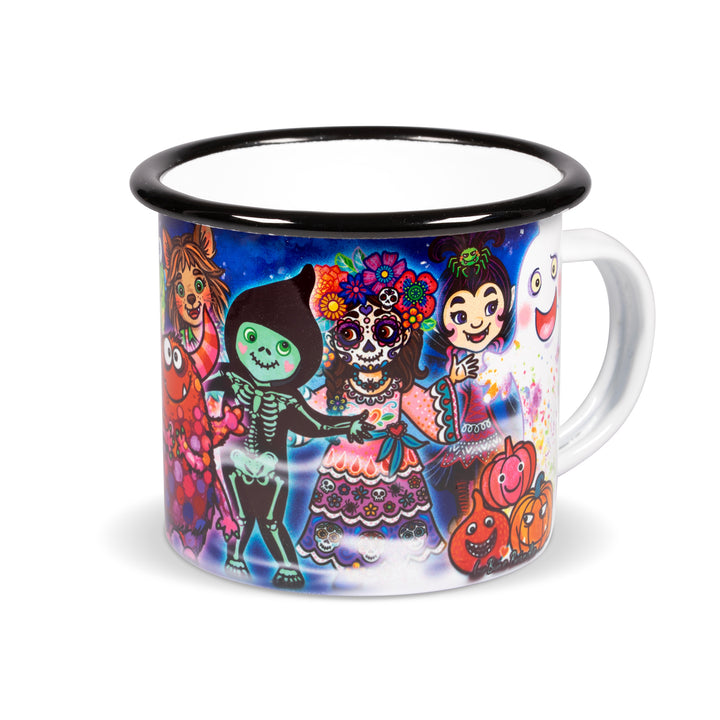 Gruselgang Tasse aus Emaille