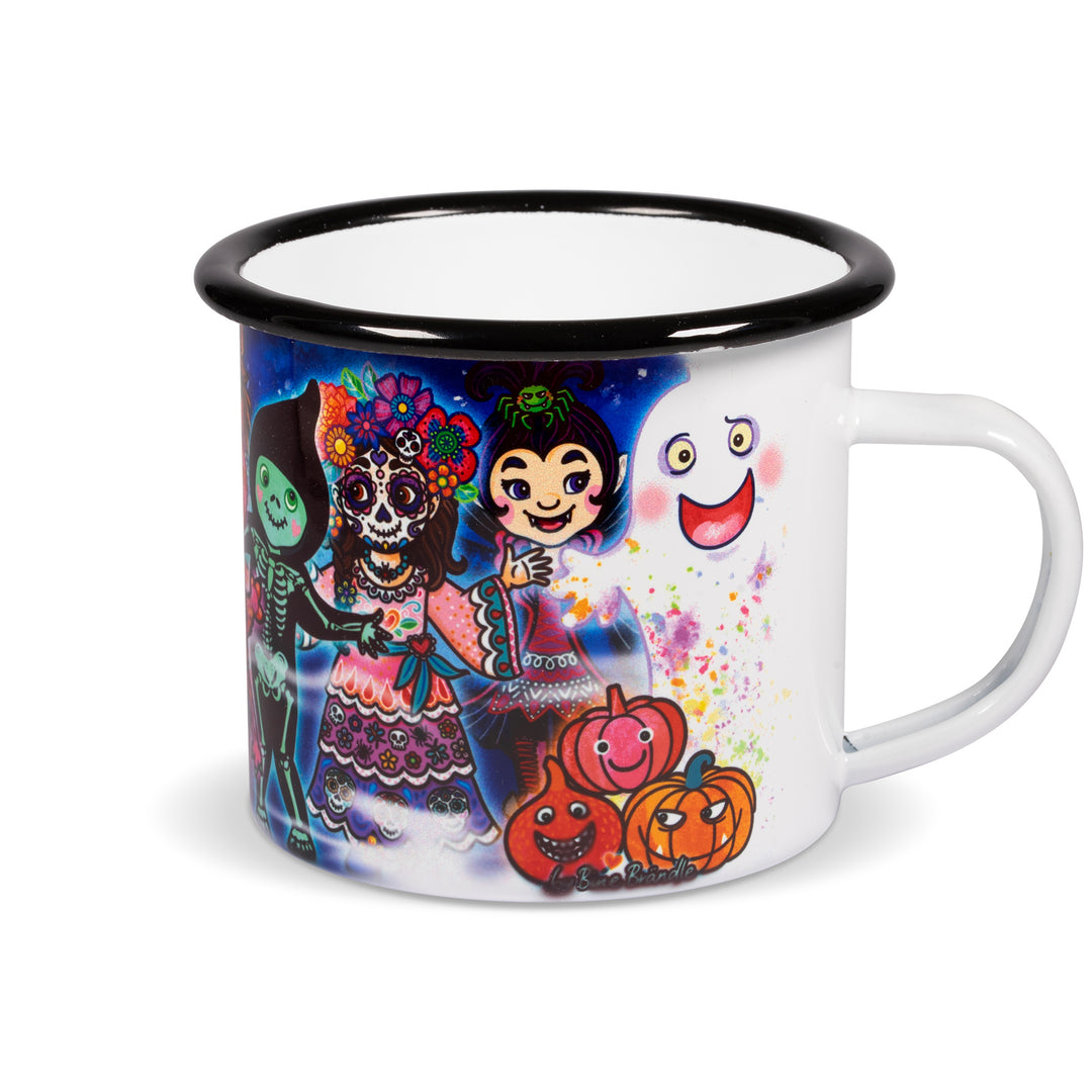 Gruselgang Tasse aus Emaille