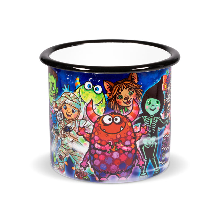 Gruselgang Tasse aus Emaille