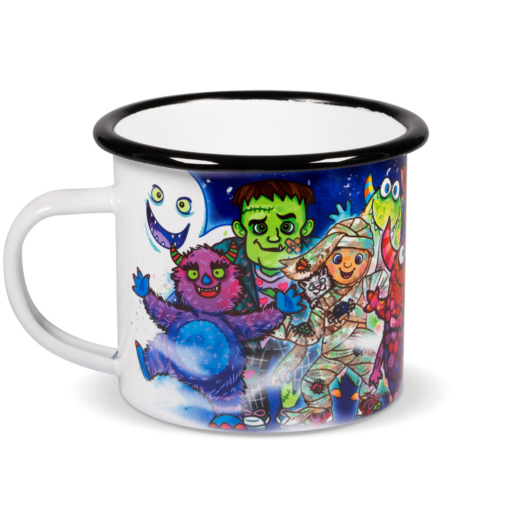 Gruselgang Tasse aus Emaille
