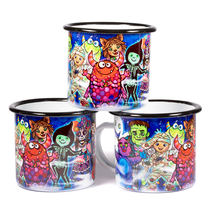 Gruselgang Tasse aus Emaille
