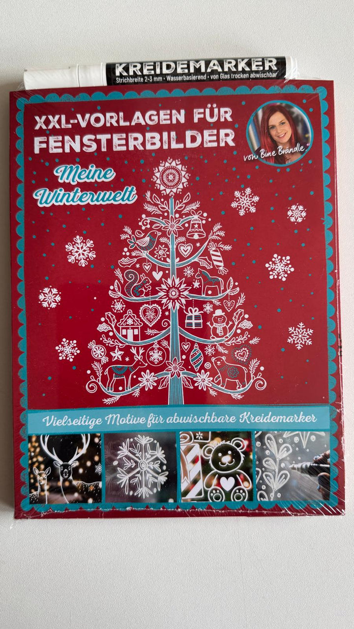 XXL-VORLAGEN FÜR FENSTERBILDER Meine Winterwelt