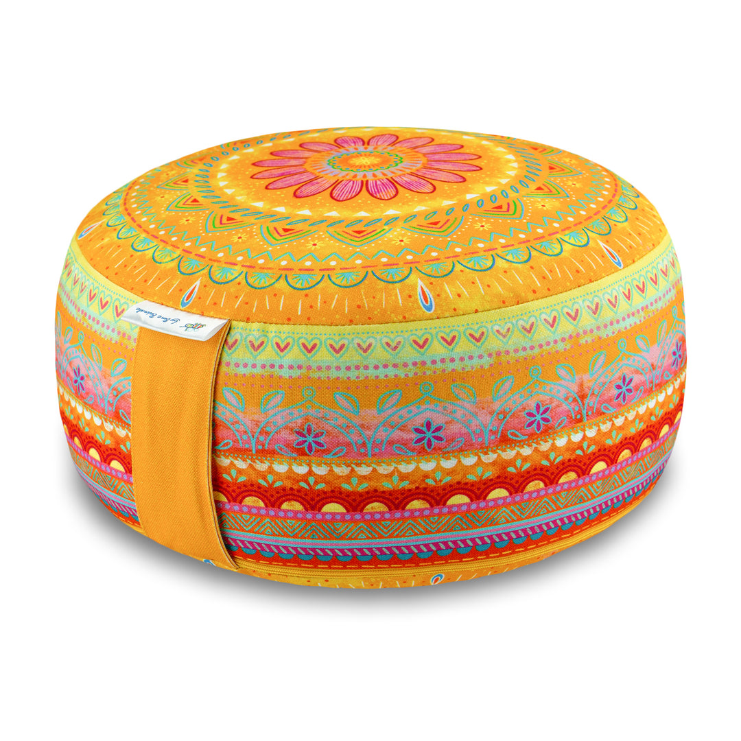 Yogakissen – Mandala Sonnentag