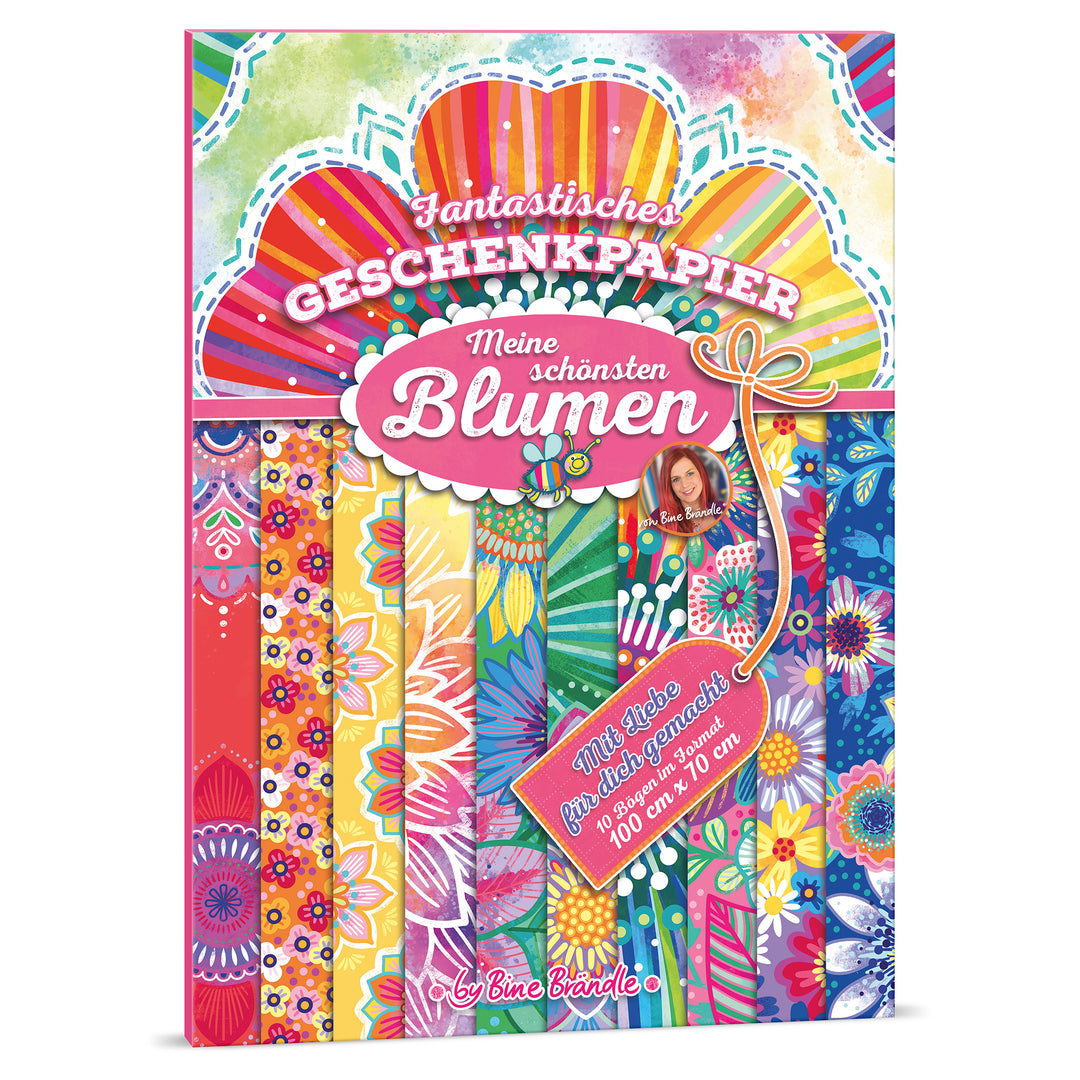 Fantastisches Geschenkpapier -  Meine schönsten Blumen