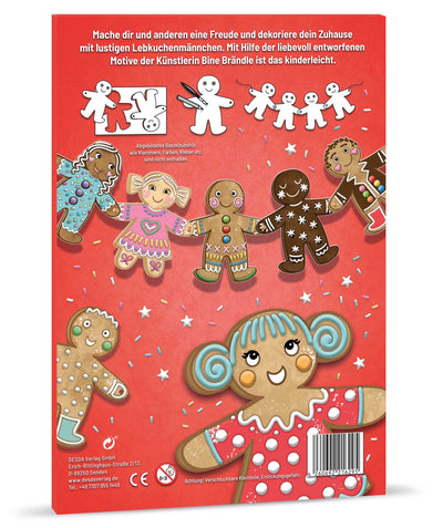 Lebkuchenmännchen Bastel-Set