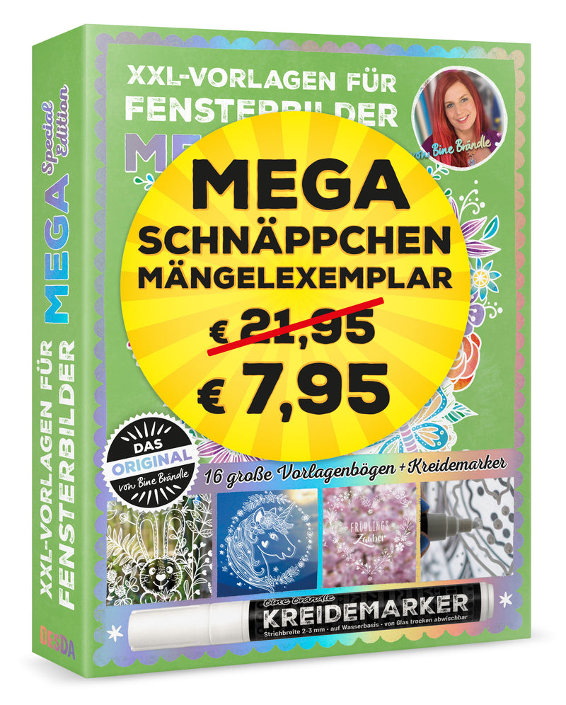 MÄNGELEXEMPLAR - XXL-VORLAGEN FÜR FENSTERBILDER MEGA Special Edition