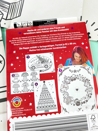XXL-VORLAGEN FÜR FENSTERBILDER Mein Weihnachtstraum