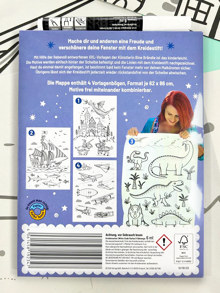 XXL-VORLAGEN FÜR FENSTERBILDER Zauberhafte Motive