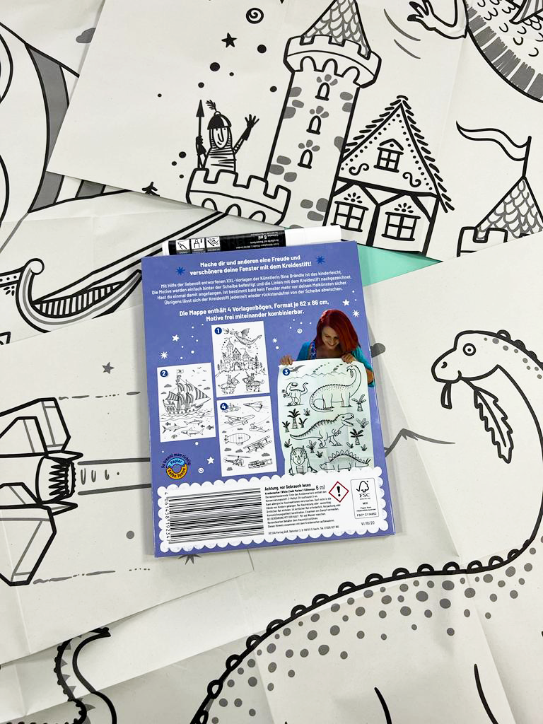 XXL-VORLAGEN FÜR FENSTERBILDER Zauberhafte Motive