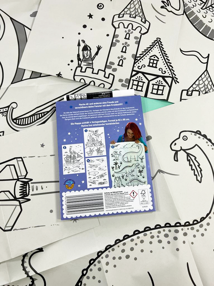 XXL-VORLAGEN FÜR FENSTERBILDER Zauberhafte Motive