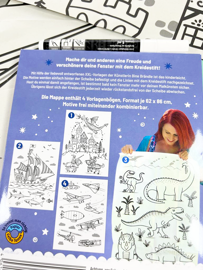 XXL-VORLAGEN FÜR FENSTERBILDER Zauberhafte Motive