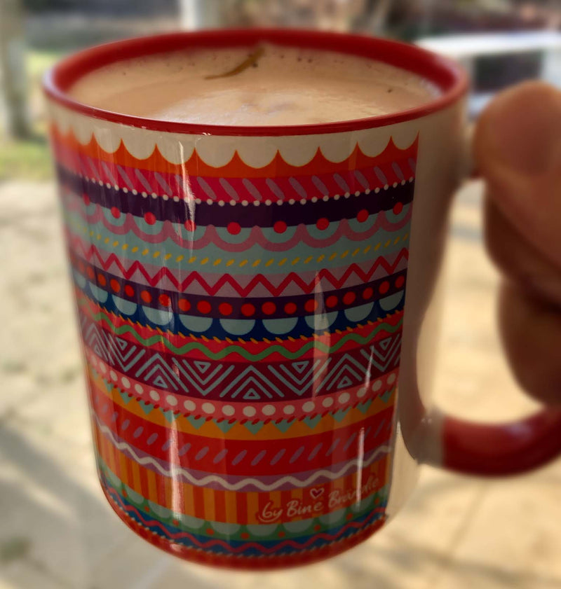 Multistreifen Tasse